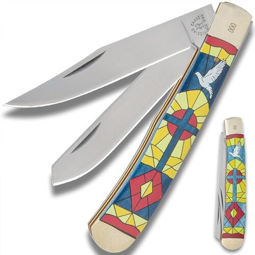 Stained-Glass-Trapper-Pocket-Knife